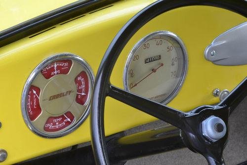 Crosley dash gauge cluster.
