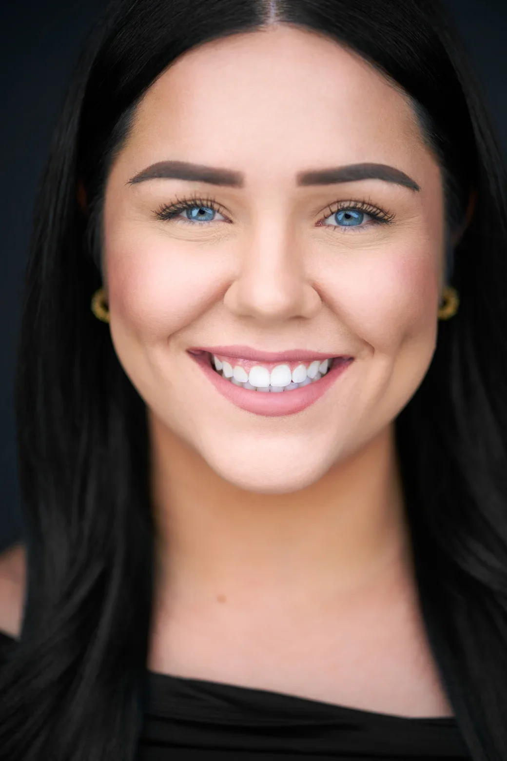 Maverick Mode close-up portrait of Faith, photographed at Maverick Studios in Edmonton