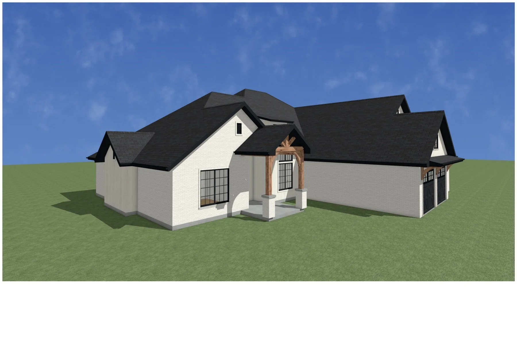 Wild Horse Lot 5 angled exterior rendering