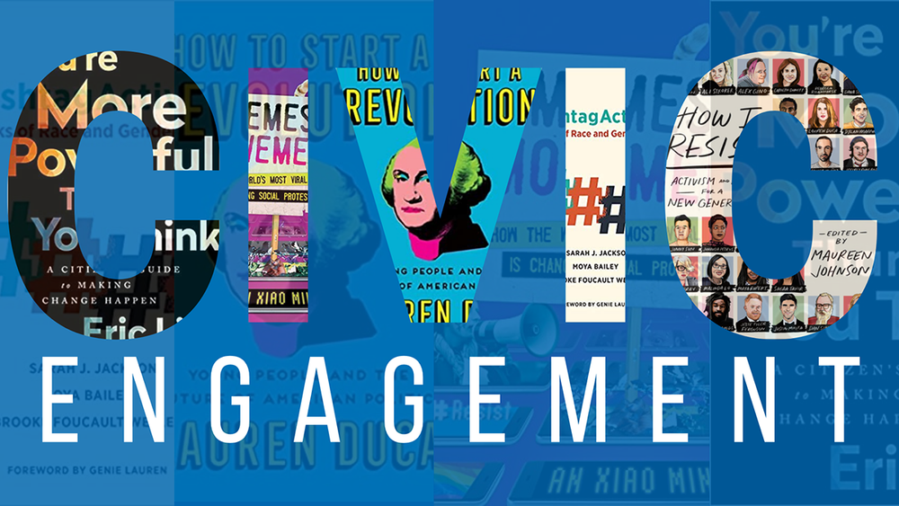 Citizens participating in a local civic meeting