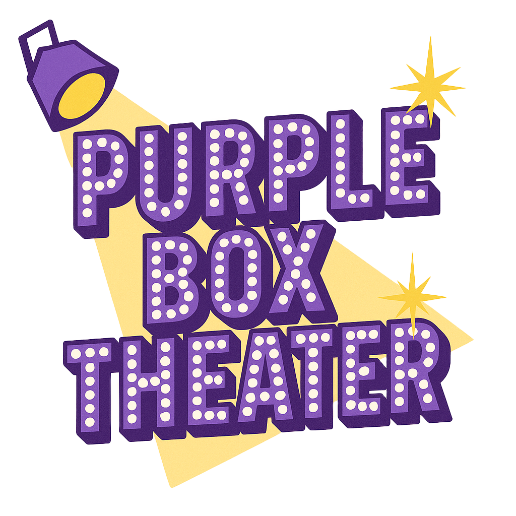 The Purple Box Theater logo