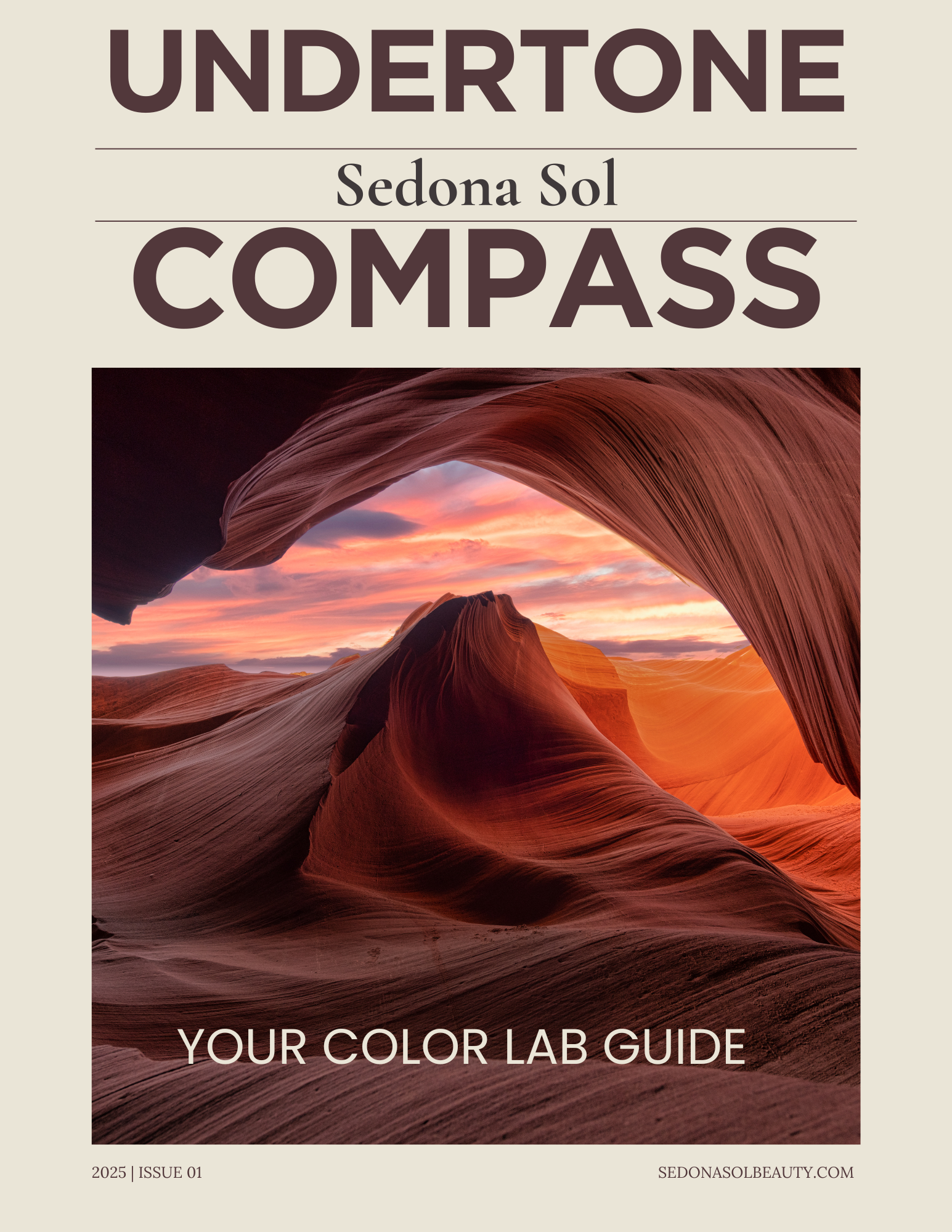 Sedona Sol Undertone Compass guide for sunless color theory