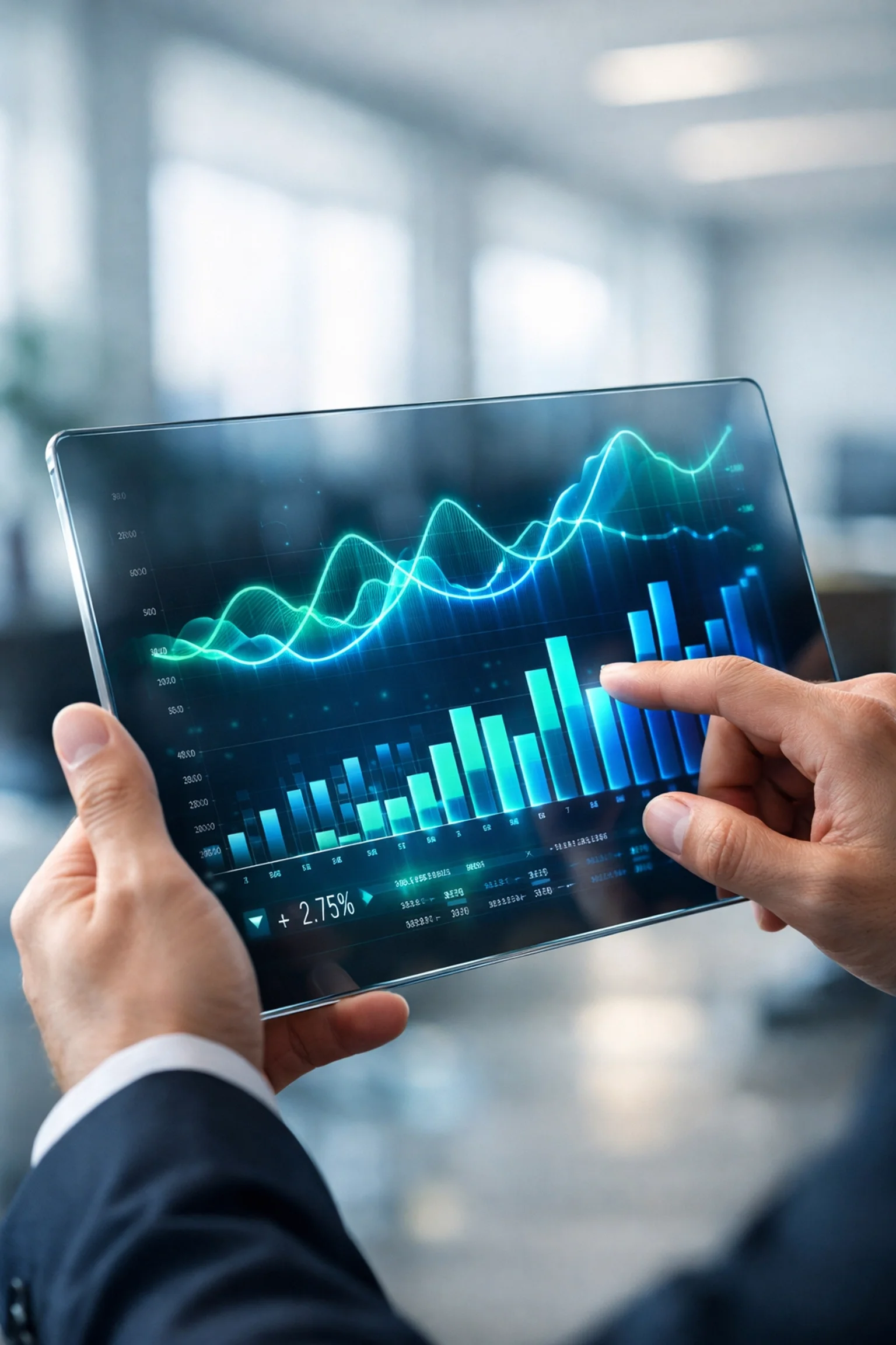 Live financial dashboard for small business