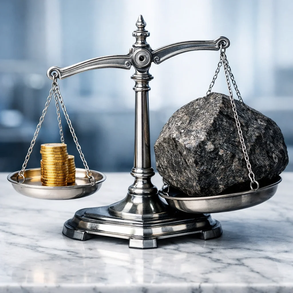 Tipping scales representing imbalanced client relationships