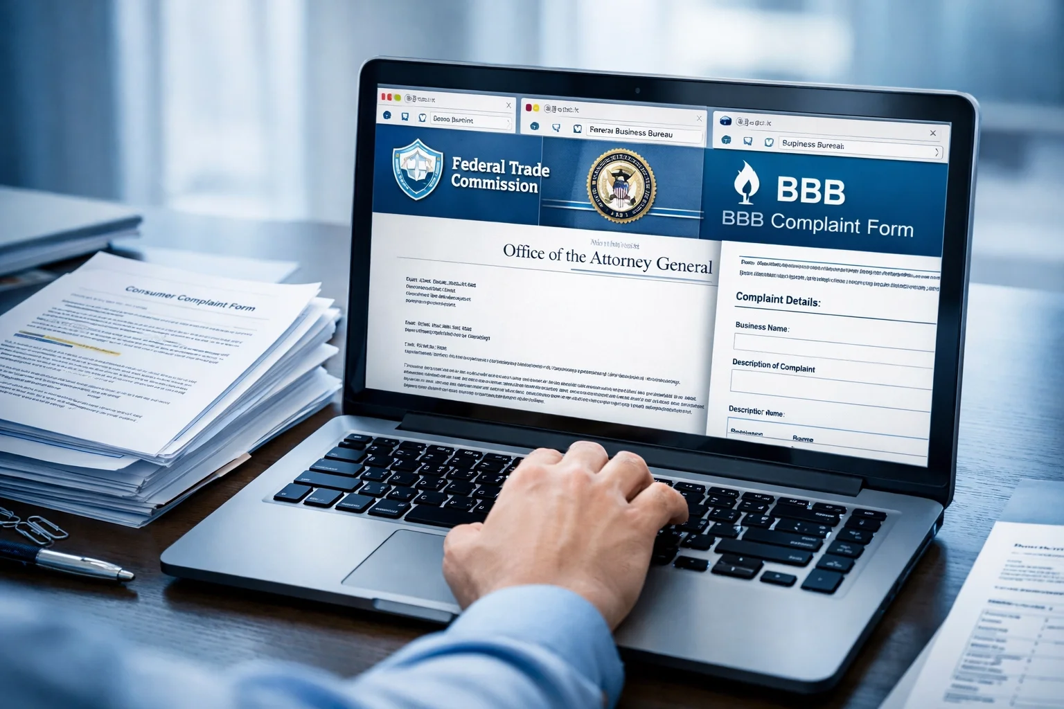 Documenting ad spend issues for consumer complaints