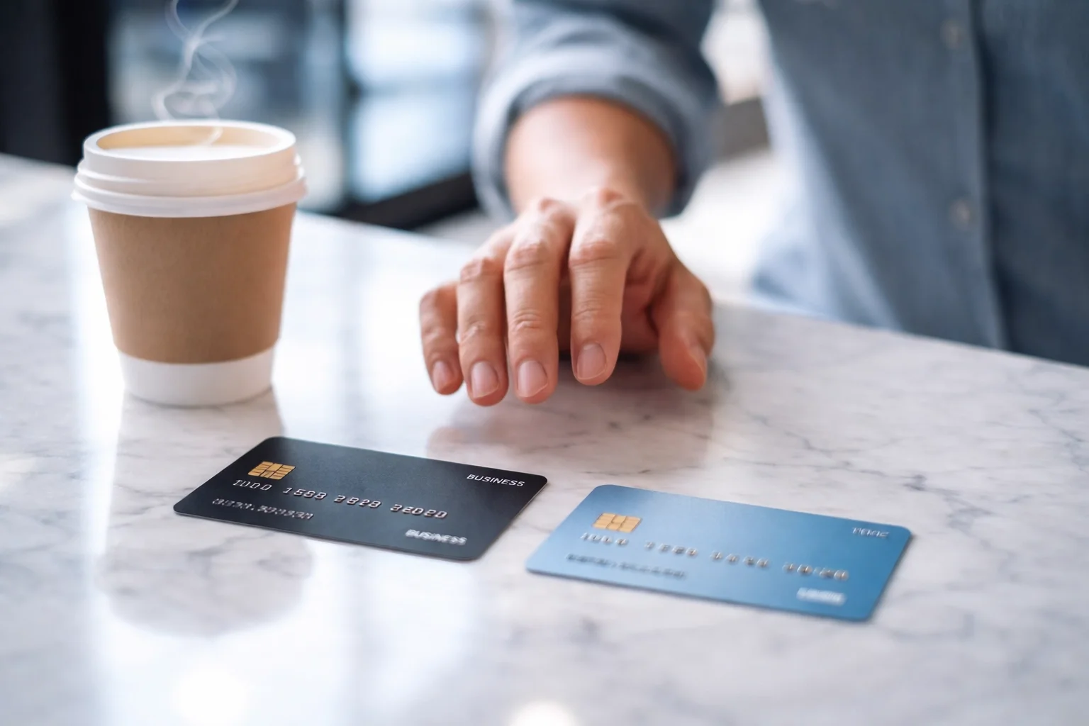 Choosing between business and personal cards