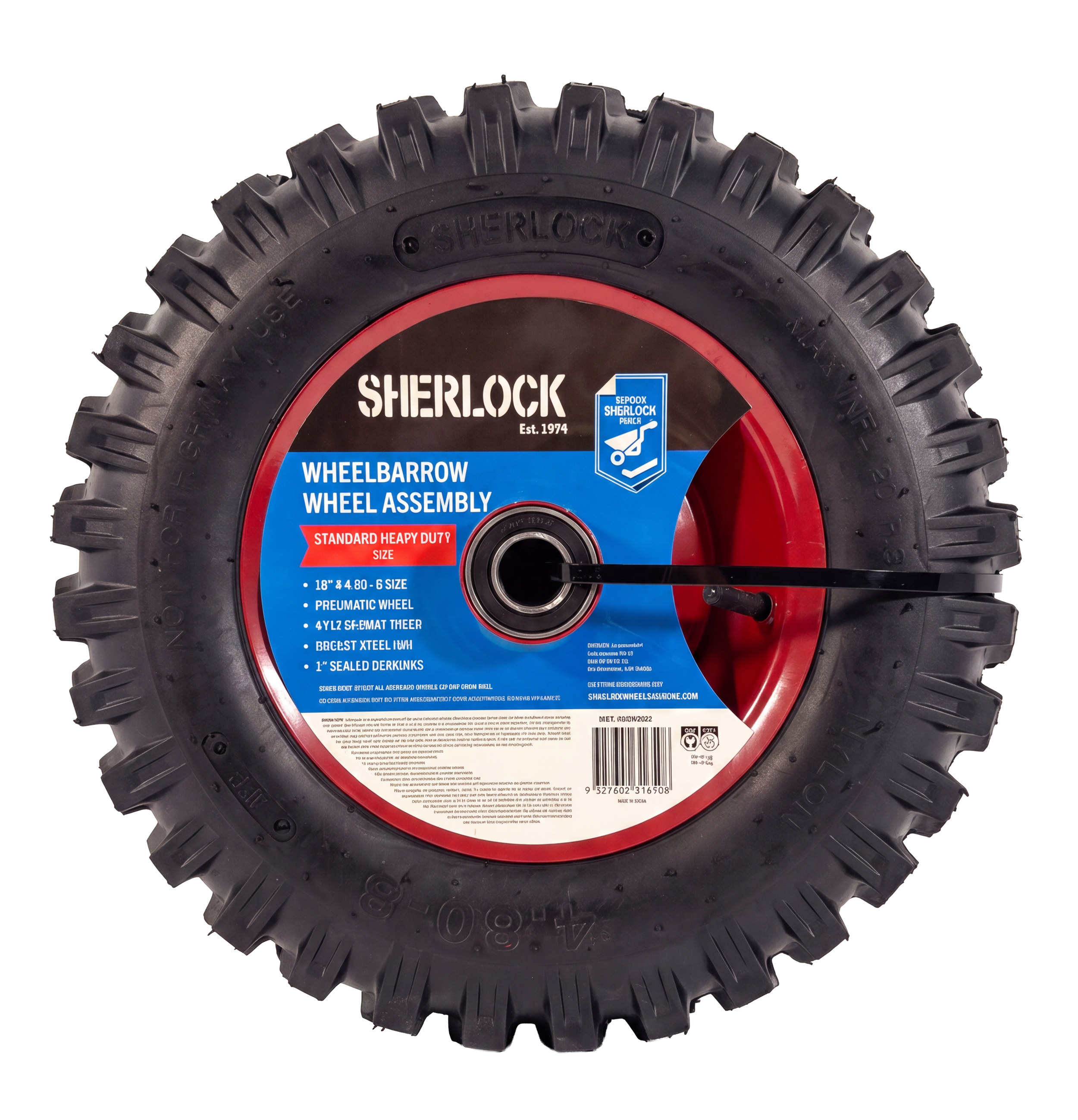 Heavy Duty Tread wheelbarrow wheel image 2