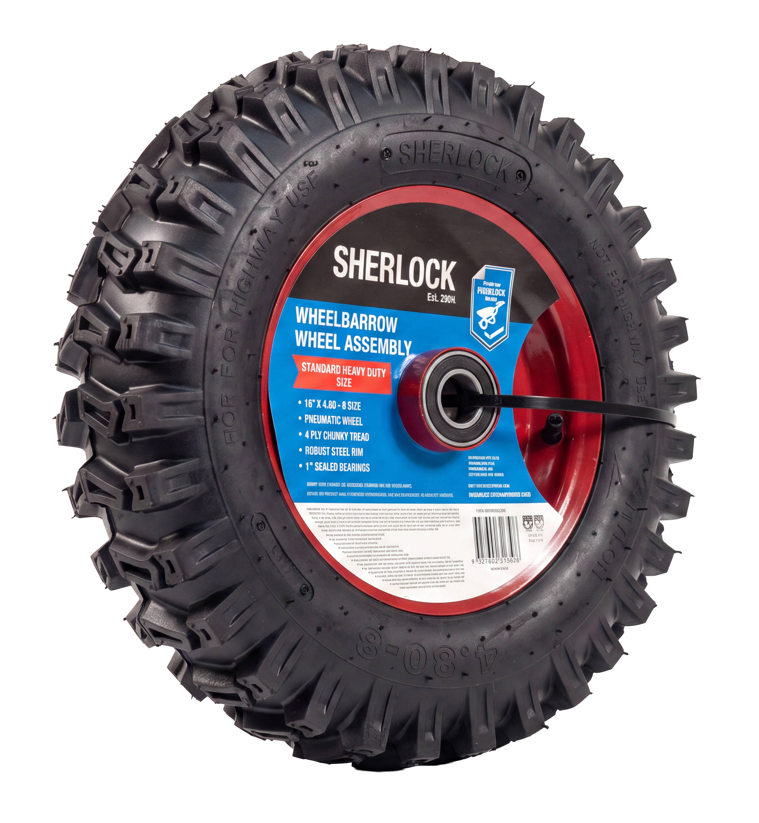 Heavy Duty Tread wheelbarrow wheel image 3