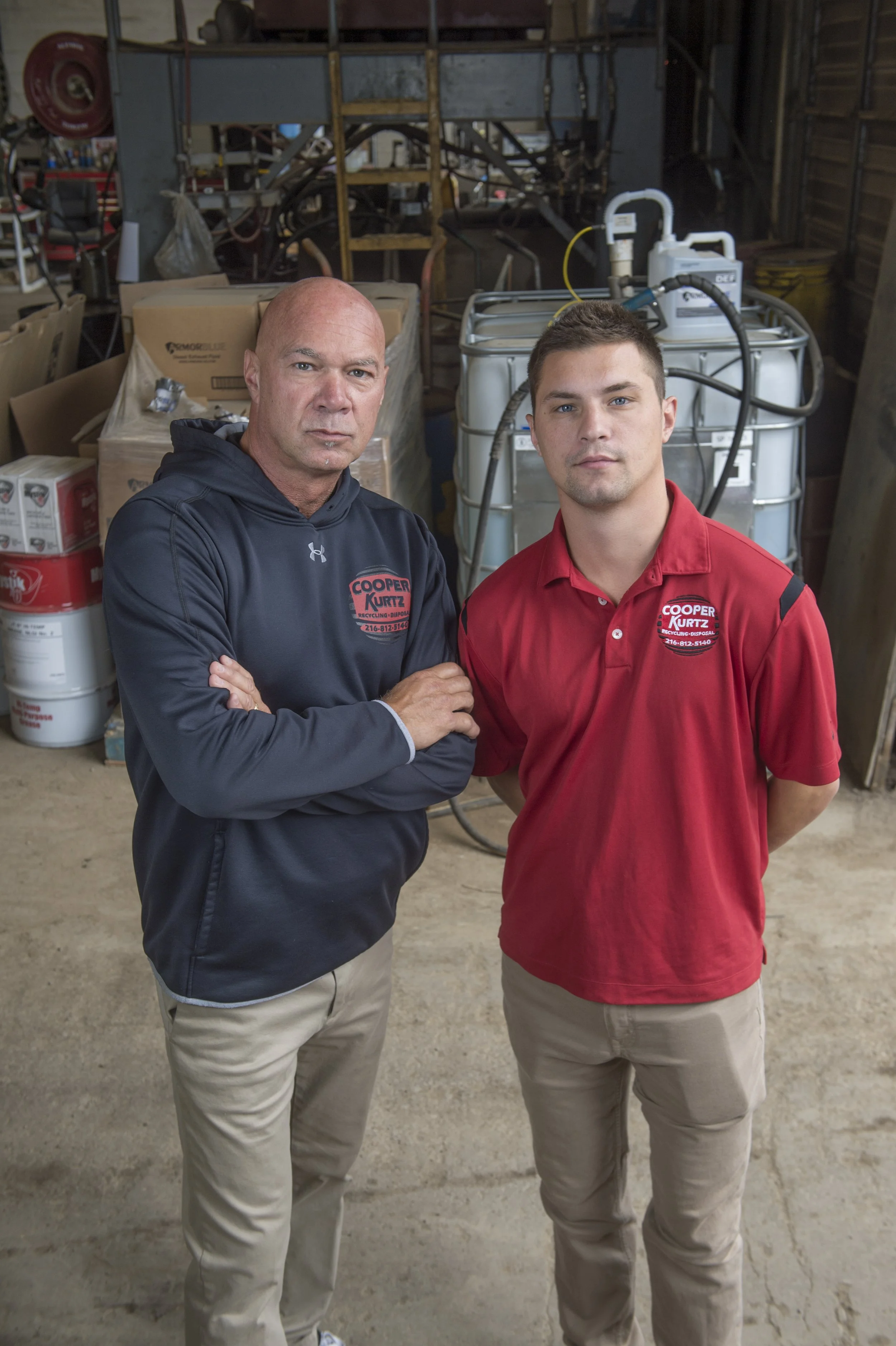 Cooper Disposal — dumpster on a job site in Northeast Ohio