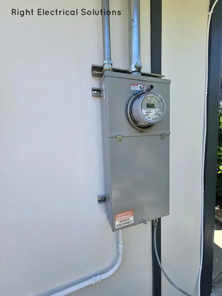 Panel and metering equipment from a Right Electrical Solutions project