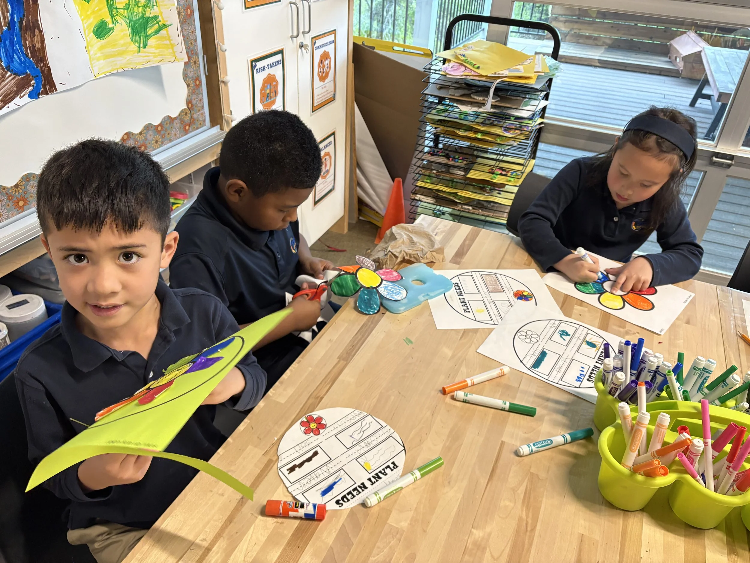 students crafting