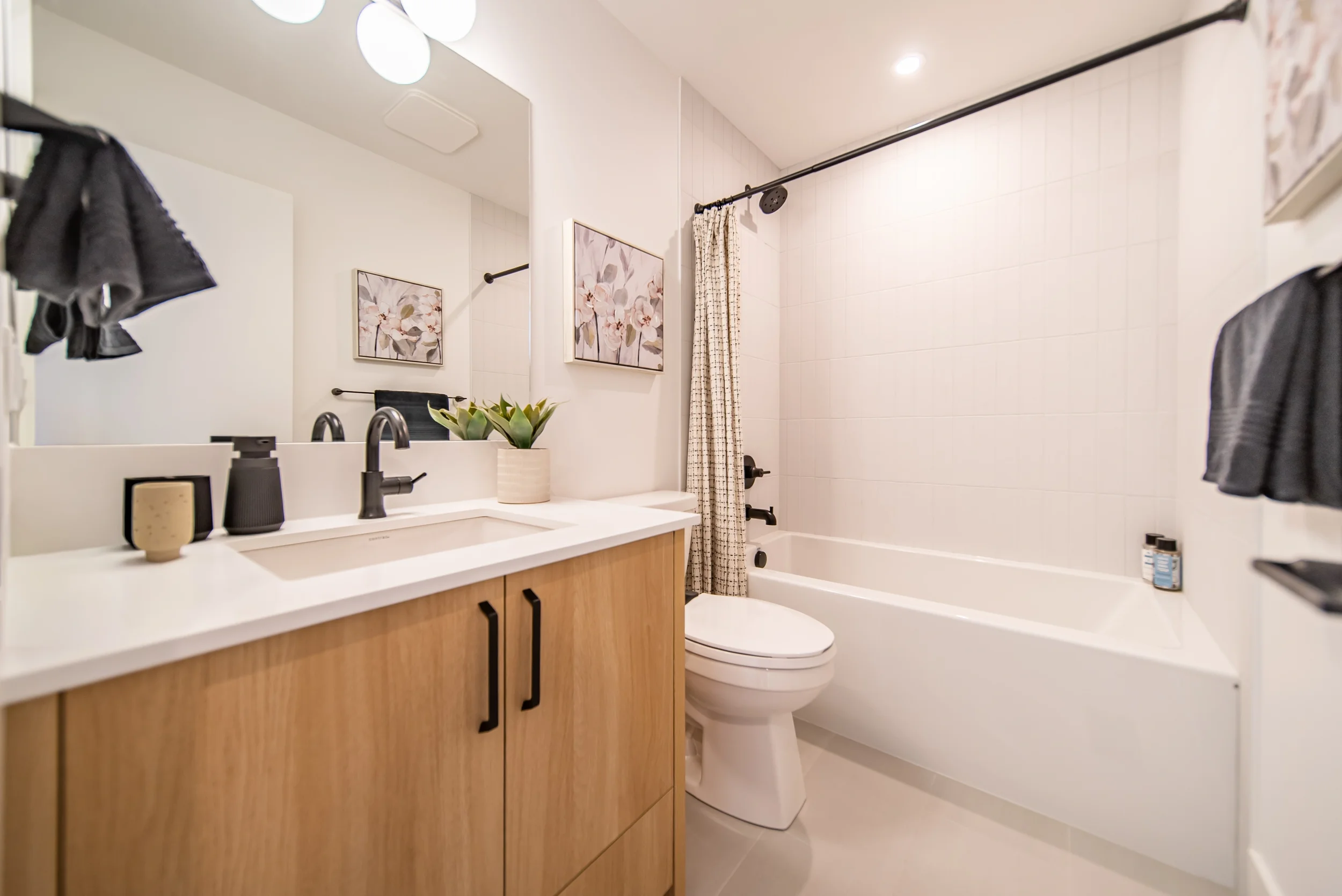 Modern townhomes for rent in Calgary with private entrances and contemporary architecture