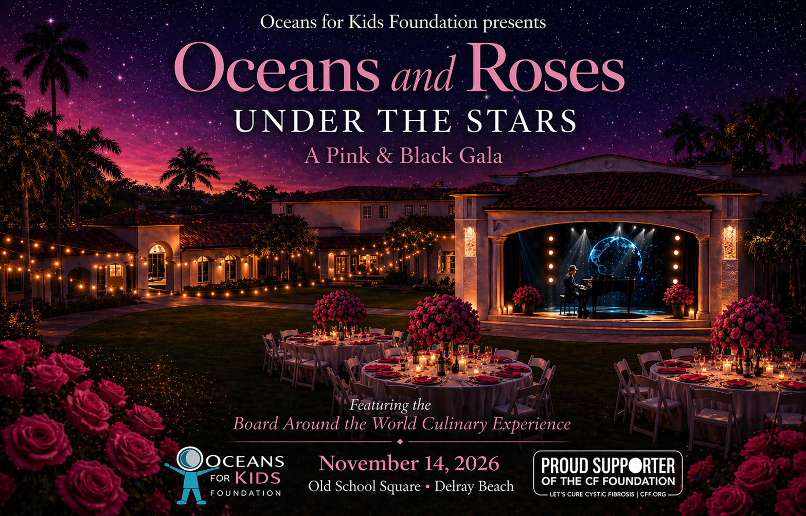 Oceans and Roses Under the Stars