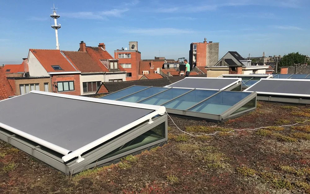 verandazonwering op maat geplaatst in Antwerpen door Firma Witt