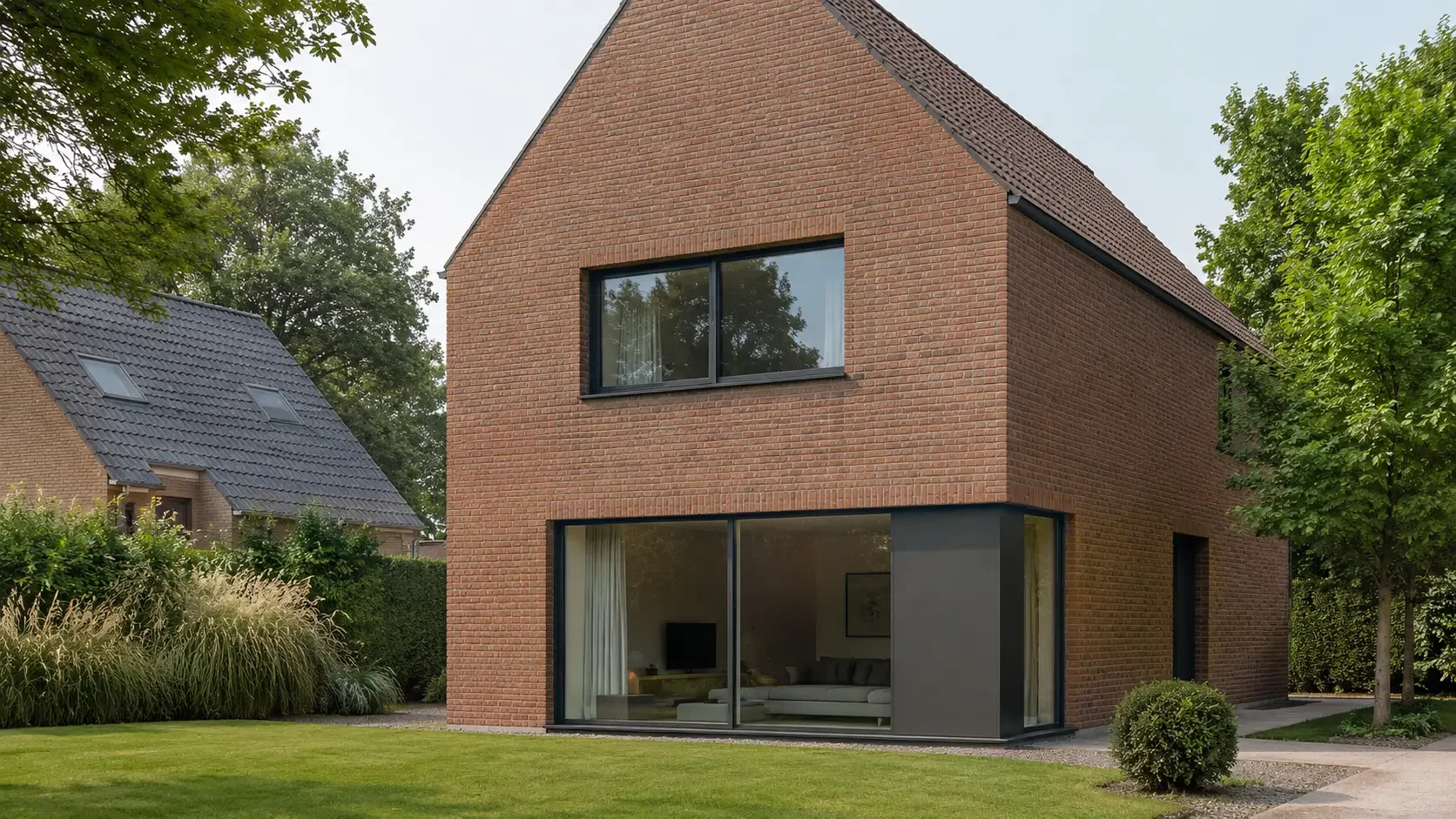 Aluminium ramen op maat geplaatst in Brasschaat door Firma Witt