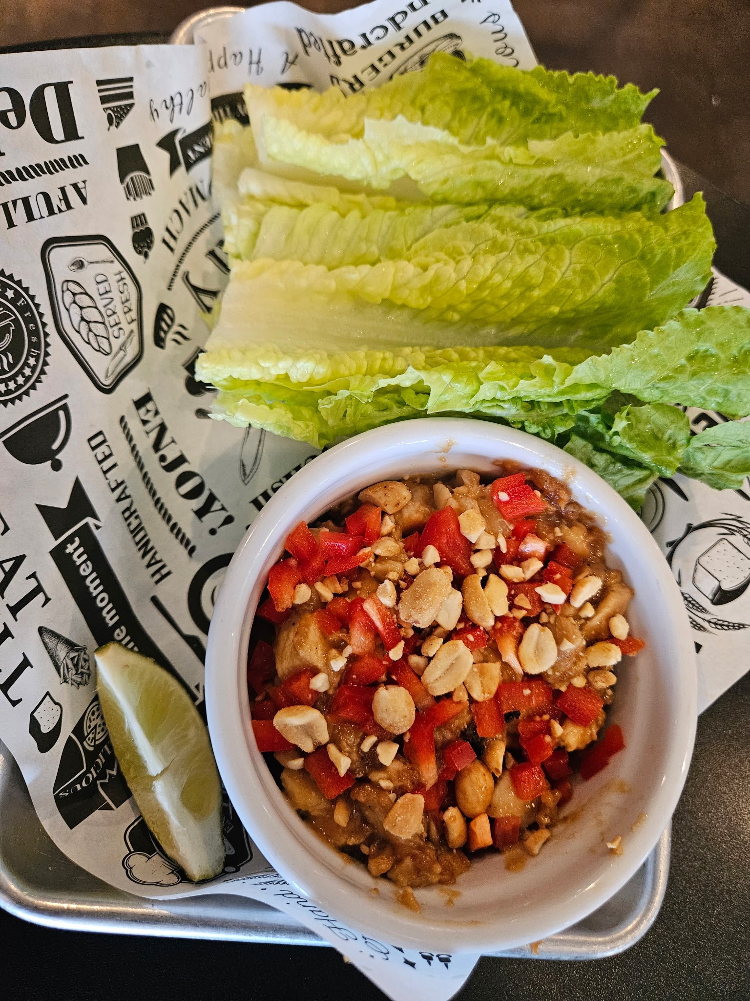 Grilled Chicken Lettuce Wrap