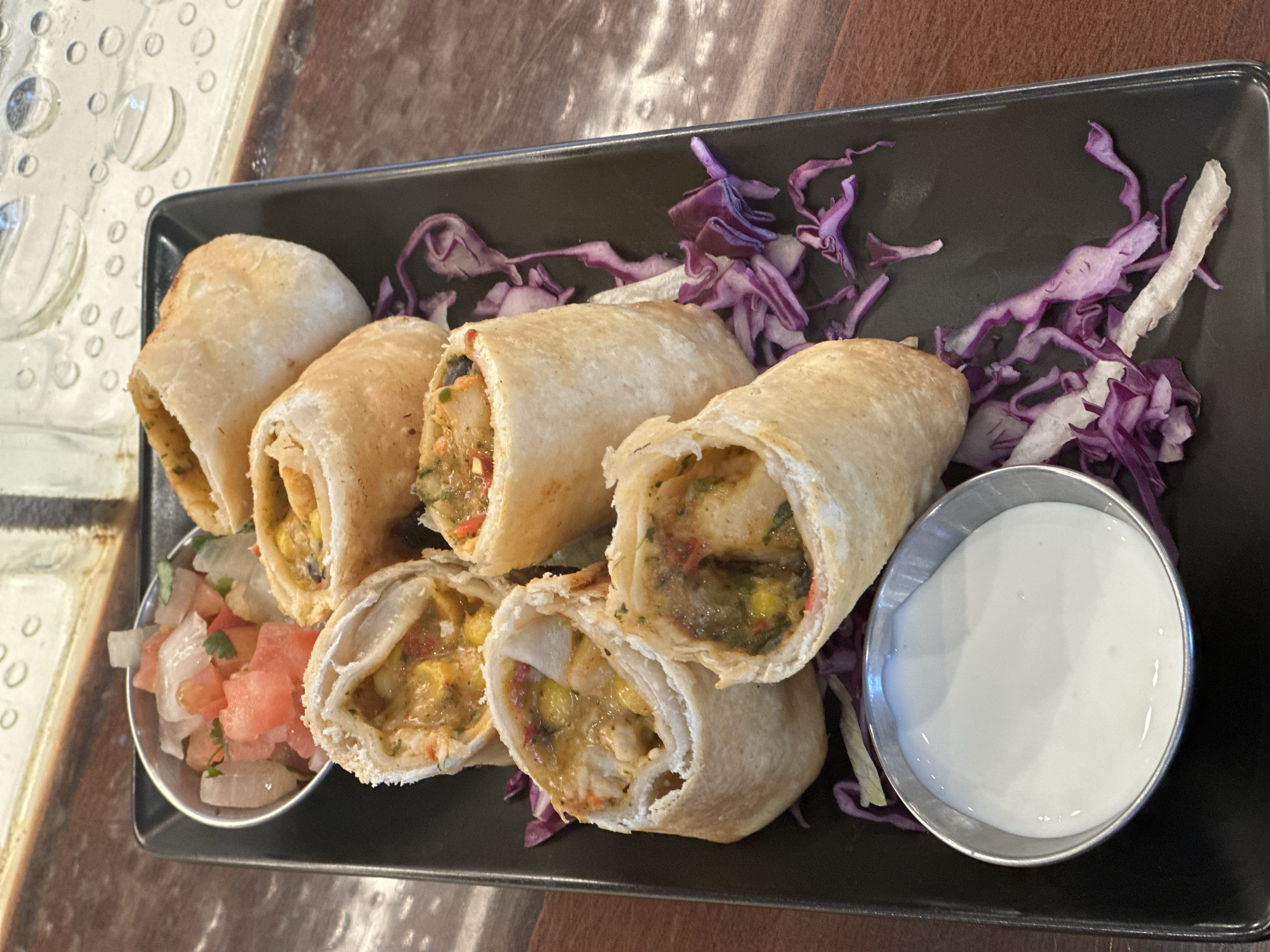 Santa Fe Chicken Egg Rolls