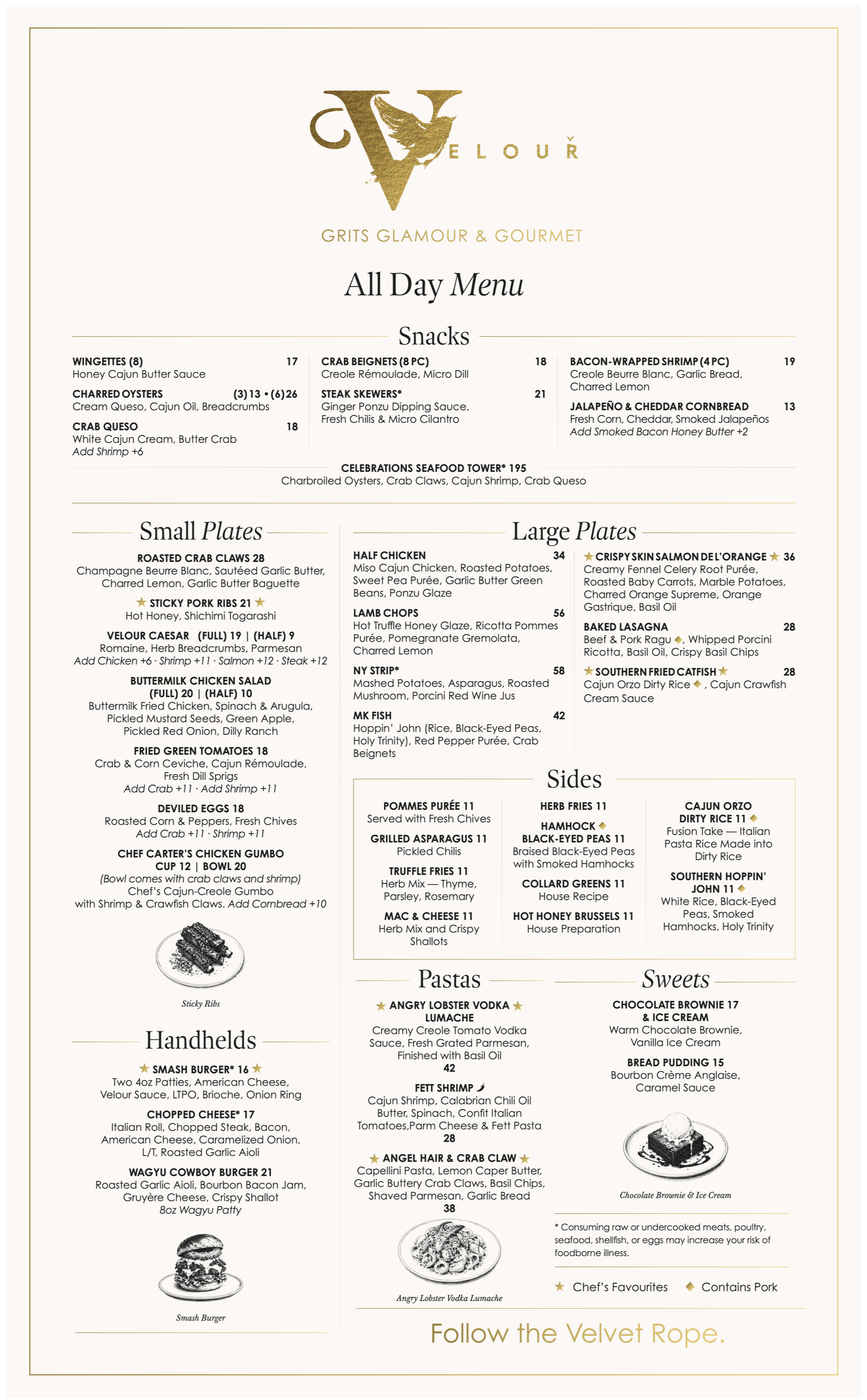 Dinner Menu