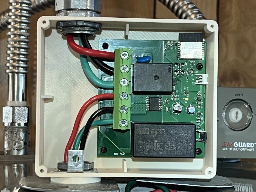 Step 6 — IN terminals wired