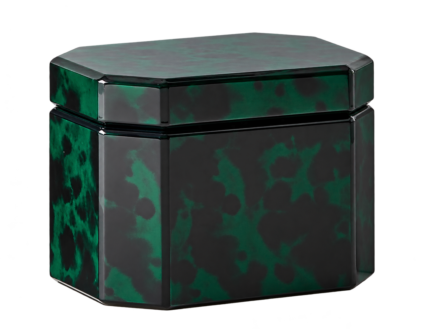 Emerald green decorative box