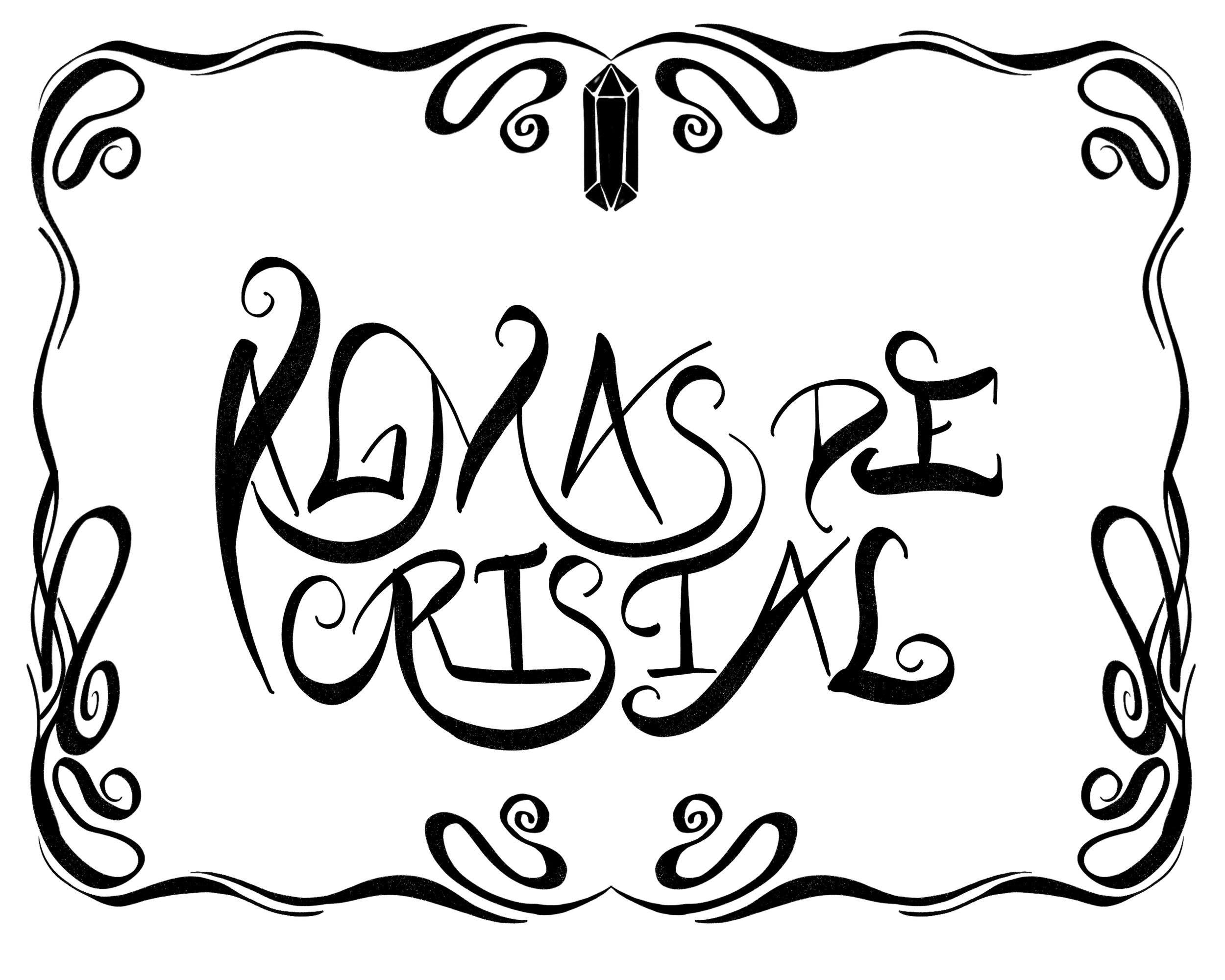 Decorative book title example