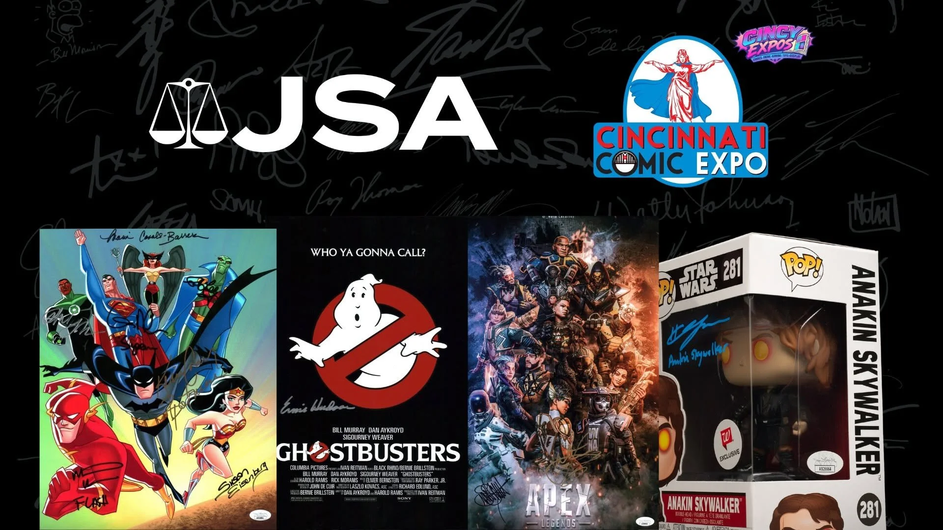 JSA Autograph Authentication at Cincinnati Comic Expo
