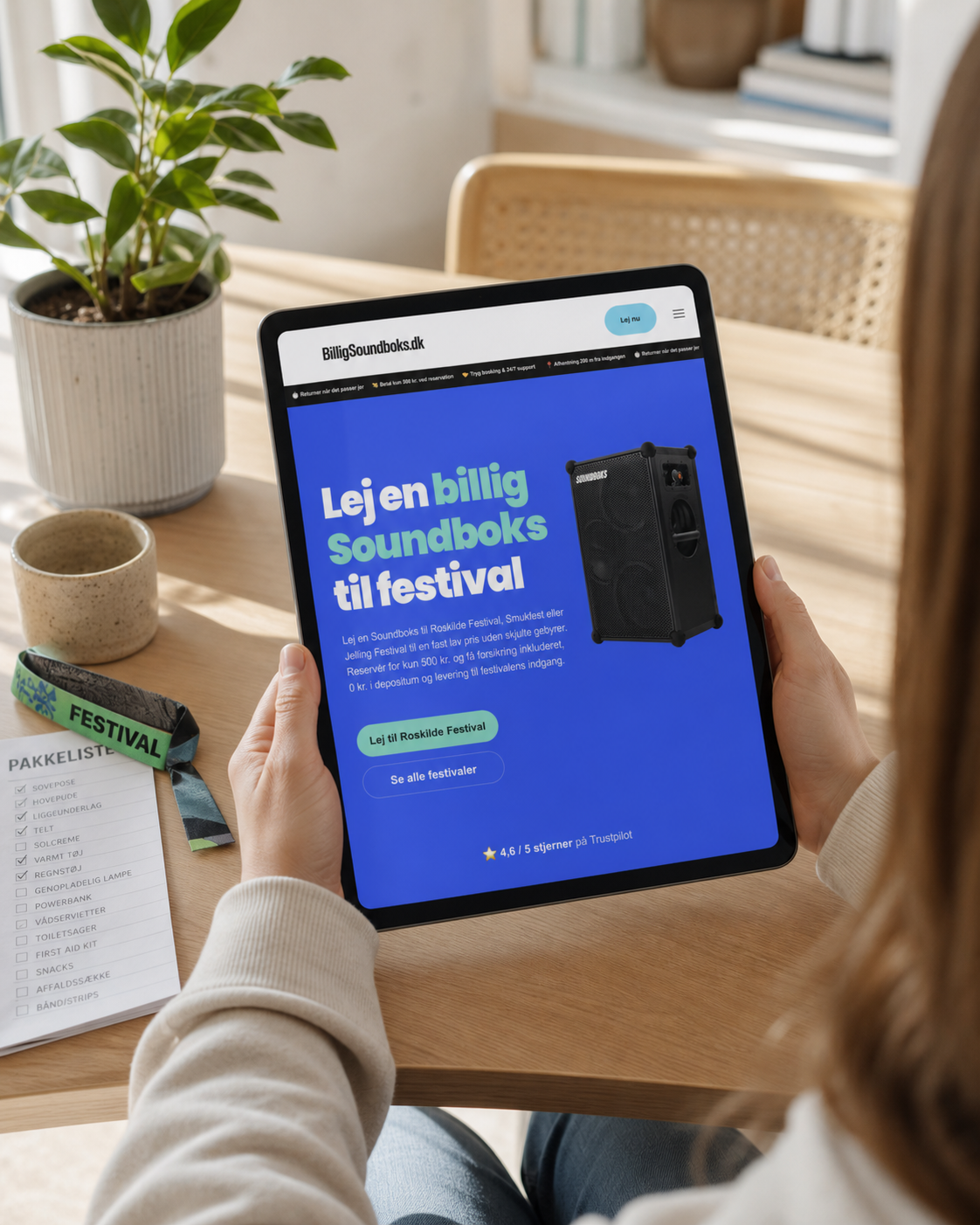 Booking af Soundboks til festival