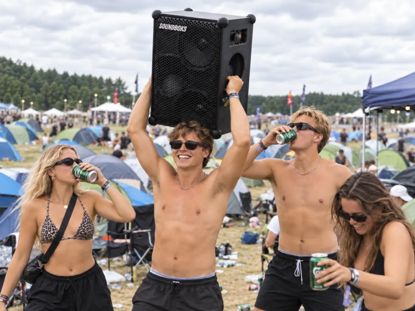 Soundboks til festivalcamp