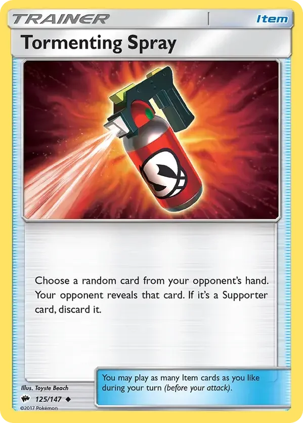 Burning Shadows 125 Pokémon card