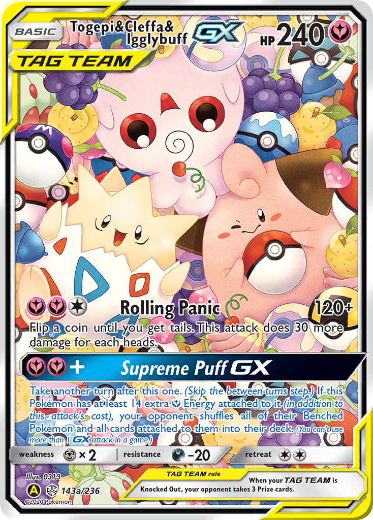 Card 143a Pokémon card from Cosmic Eclipse set