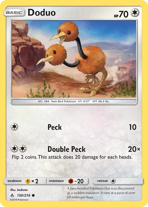 Card 150 Pokémon card from Unbroken Bonds set