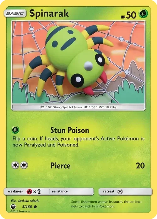 5/168 from Celestial Storm Common Pokemon Card