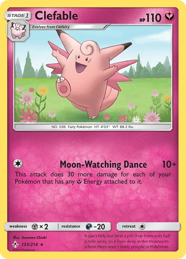Card 133 Pokémon card from Unbroken Bonds set