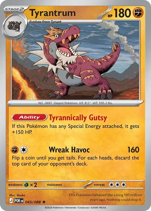 045/088 from Perfect Order Rare Pokemon Card
