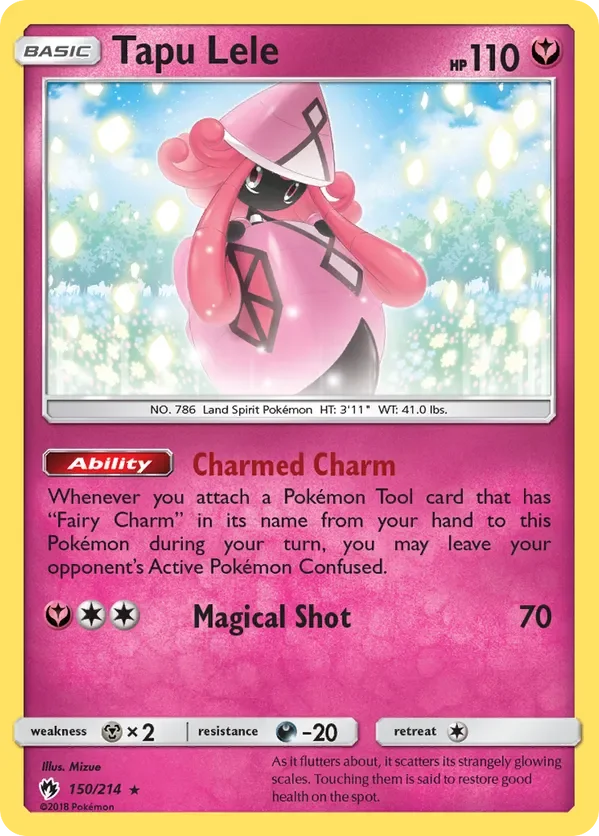 Card 150 Pokémon card from Lost Thunder set