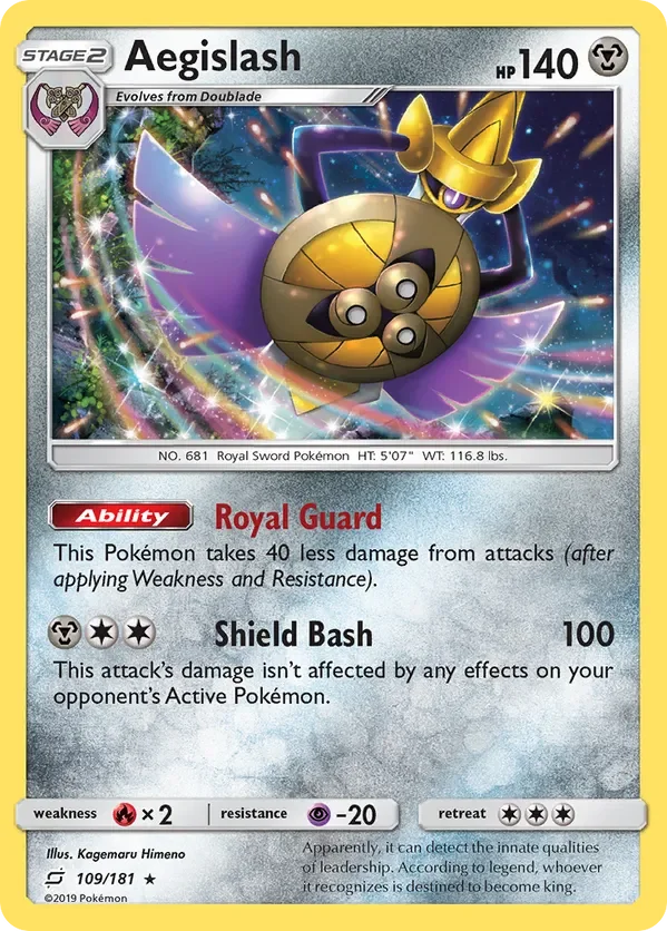 Card 109 Pokémon card from Team Up set