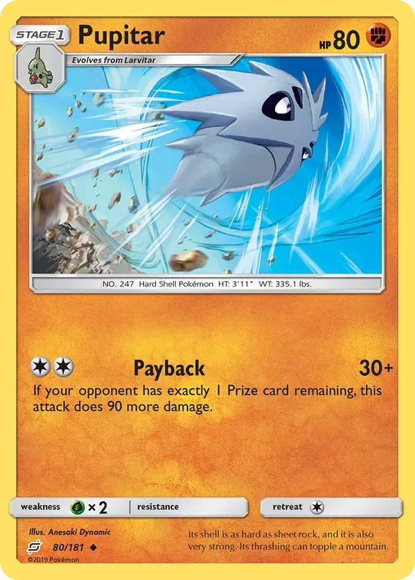 Card 80 Pokémon card from Team Up set