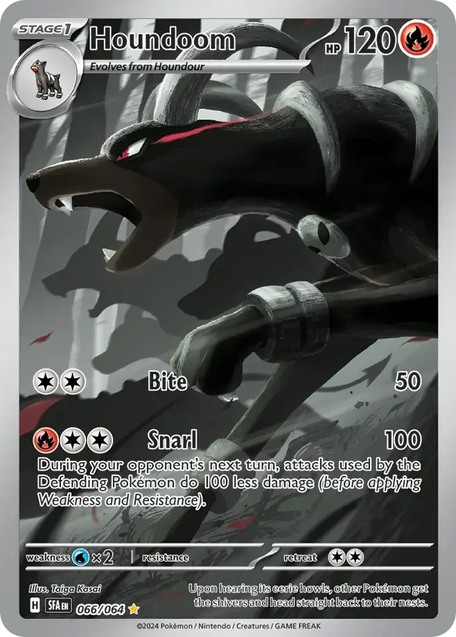 Shrouded Fable Houndoom Illustration Rare