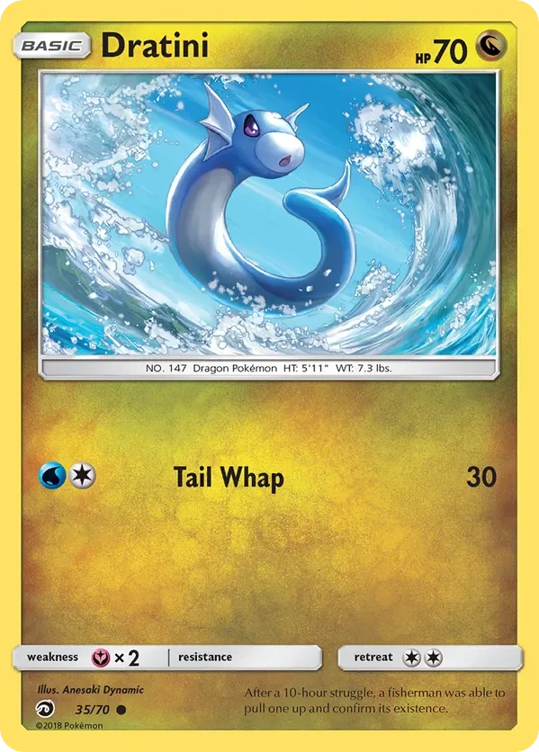 Card 35 Pokémon card from Dragon Majesty set