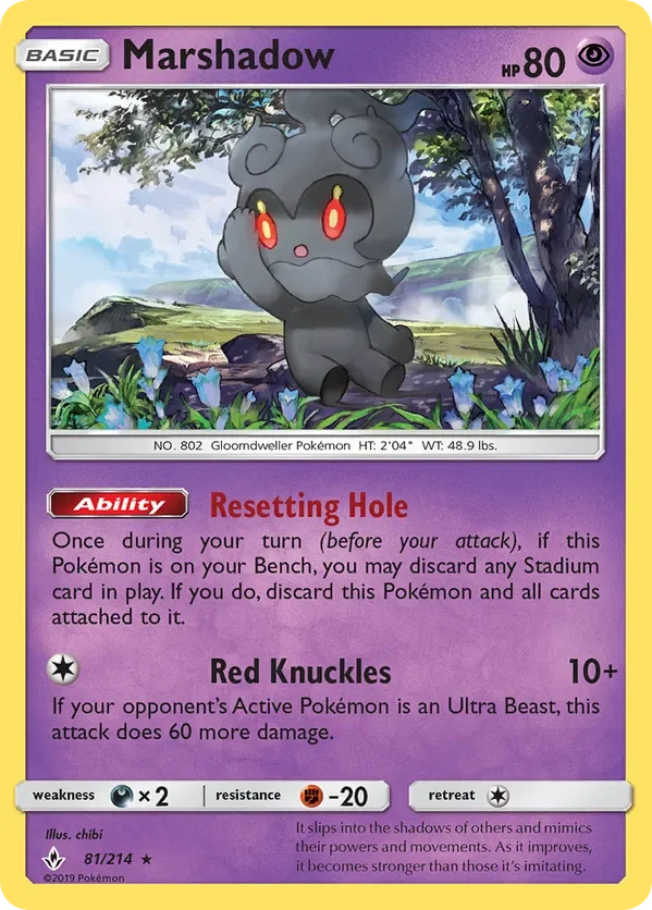 Card 81 Pokémon card from Unbroken Bonds set
