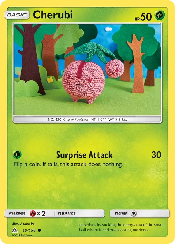 Card 10 Pokémon card from Ultra Prism set