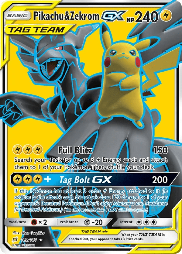Card 162 Pokémon card from Team Up set