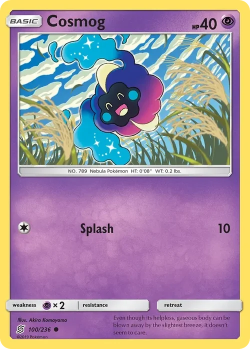 100/236 from Unified Minds Common Pokemon Card