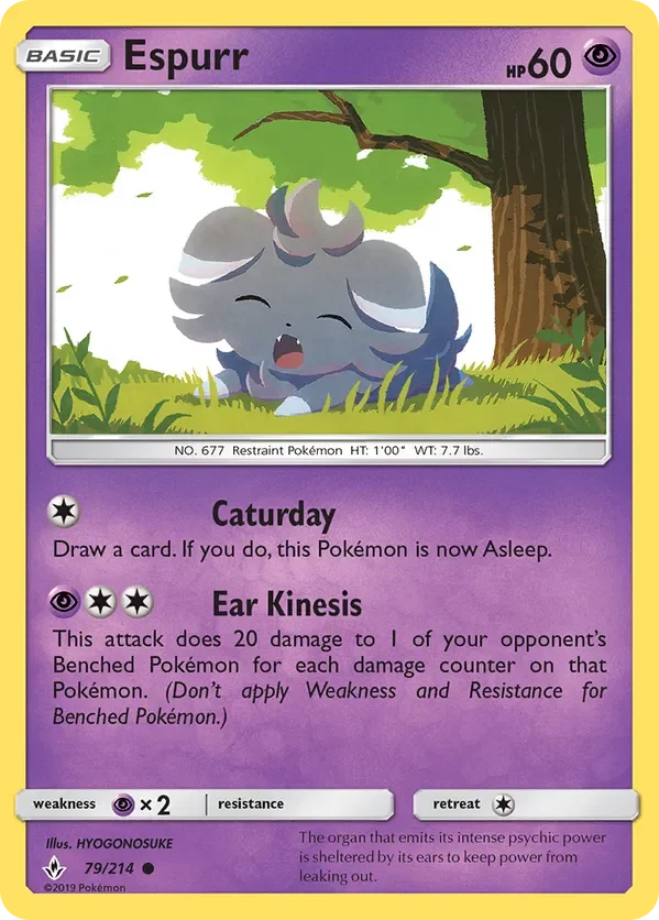 Card 79 Pokémon card from Unbroken Bonds set