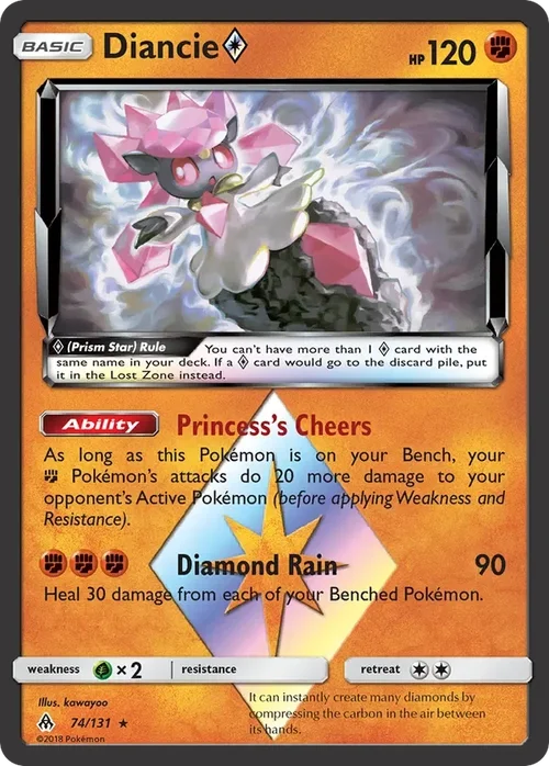 74/131 from Forbidden Light Prism Rare Pokemon Card