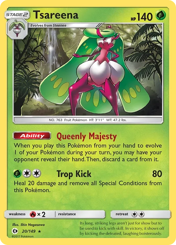 Card 20 Pokémon card from Sun & Moon set