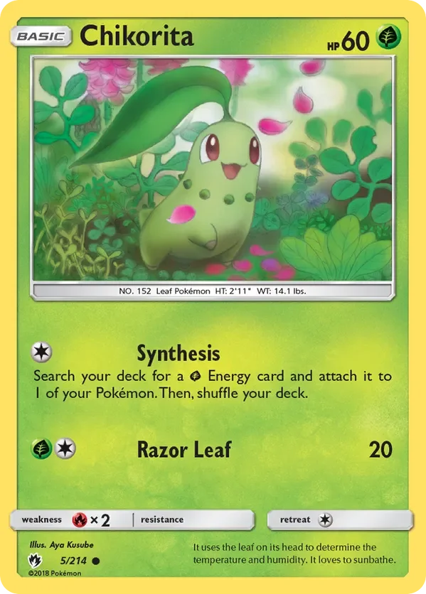 Card 5 Pokémon card from Lost Thunder set