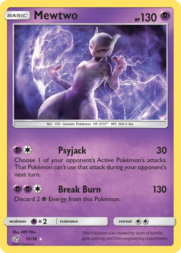 Card 12 Pokémon card from Detective Pikachu set