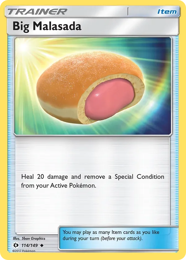 Card 114 Pokémon card from Sun & Moon set