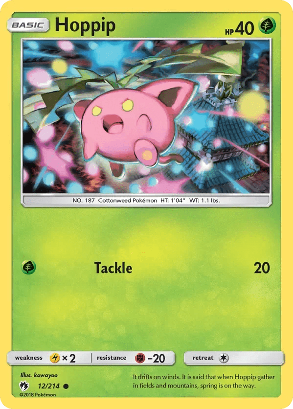 Card 12 Pokémon card from Lost Thunder set